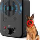 Ultrasonic Bark Control Device 3 Adjustable Modes for Small, Medium & Large Dogs, 32ft Range, Suitable for Indoor & Outdoor Use (Black)