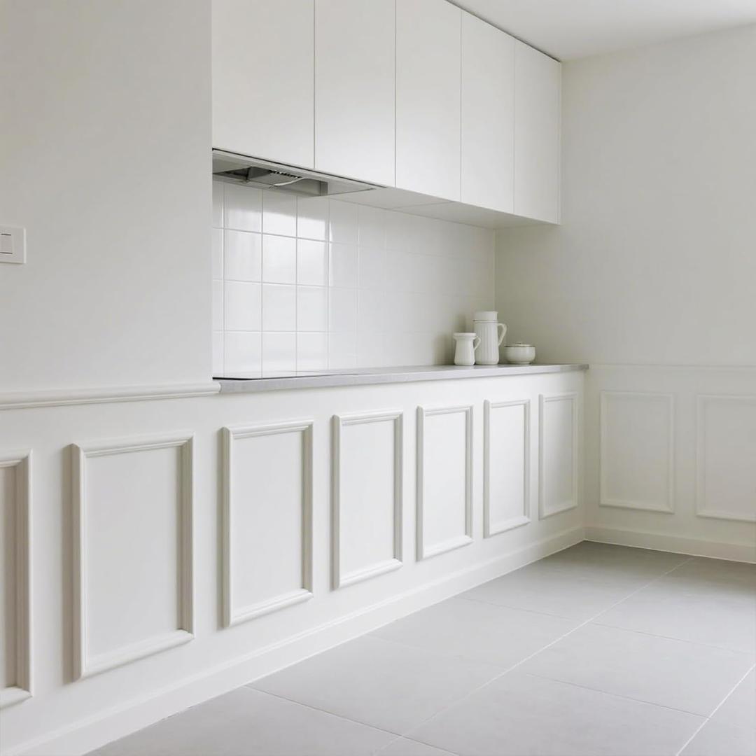 NeatiEase 12 Set Peel and Stick Wall Molding Trim Kit, 16" x24" Premade Wainscoting Panels, Self Adhesive Moulding Panel for Interior Walls Picture Frame NeatiEase 12 Set Peel and Stick Wall Molding Trim Kit, 16" x24" Premade Wainscoting Panels, Self Adhesive Moulding Panel for Interior Walls Picture Frame