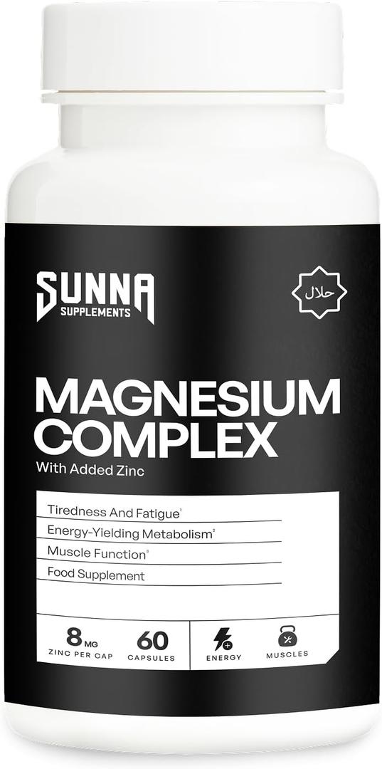 Sunna Supplements Magnesium 60's (150ml White), BB: 01/2029