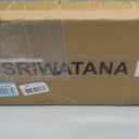 SRIWATANA 24 Inch Floating Shelves for Wall, White Wood Wall Shelf Set of 4