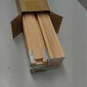 Maitys 8 Pcs Wood Drawer Slides Bottom Mount Classic 16 Inches Center Guide Track with Metal Slide Glides Traditional Wooden Drawer Rails for Dresser Replacement