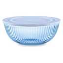 Pyrex Blue Prepware Bowl with Lid, 4.5qt