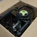 SOYUS 14 Inch Electric Tiller Cultivator 12 Amp Corded Tiller for Gardening, Garden Tiller with Folding Handle, 4 Steel Tines Wheeled Rototiller for Lawn Yard Soil Tilling