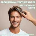 2 x 2PCS Texture Comb, Wide Tooth Styling Comb, Roots Volume Tool, Men Pompadour Hairstyling Combs, Bangs Seam Grooming Accessory for Woman, for Barber Hairdressing Hair Pick Combs