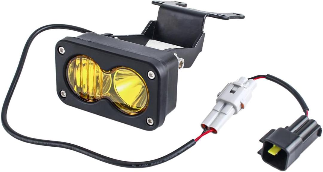 3inch Headlight Kit Compatible with Sur-Ron Segway X260 and Talaria, Motorcycle Lights Bars with Headlight Bracket, Plug and Play (Yellow)