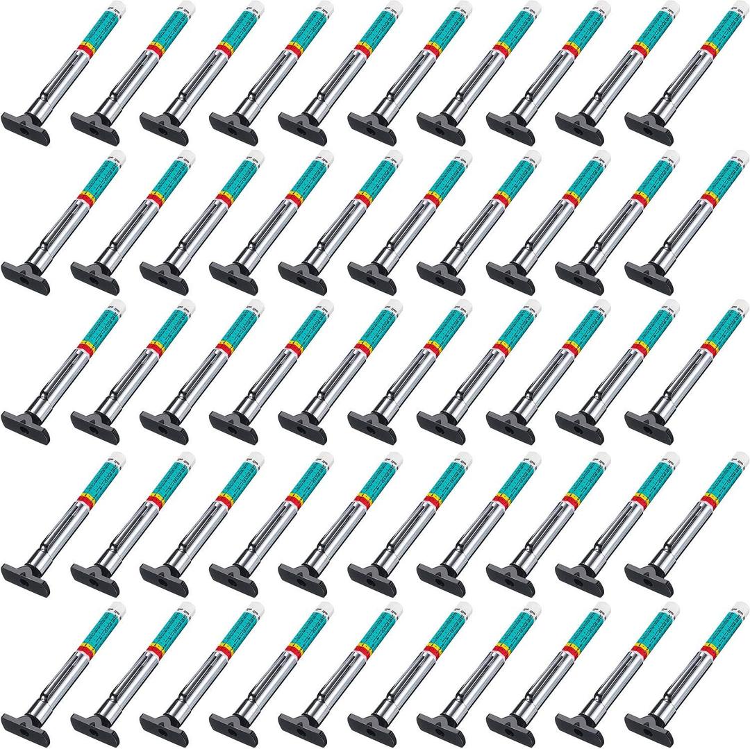 BBTO 50 Packs Tyre Tread Depth Gauge Color Coded Tire Depth Gauge Tool Tire Tread Accurate Measurement Tools, Green BBTO 50 Packs Tyre Tread Depth Gauge Color Coded Tire Depth Gauge Tool Tire Tread Accurate Measurement Tools, Green