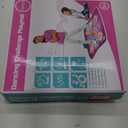 SUNLIN Dance Mat - Rhythm Step Play Mat - Dance Game Toy Pad with LED Lights, Gift for Kids Girls 3-12, Adjustable Volume, Built-in Music, 3 Challenge Levels (Pink)