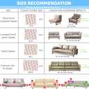 Cooling Couch Cover, Cooling Sofa Cover Made of Ice Silk, Skin-Friendly and Breathable, Non-Slip, Machine Washable (Pink, 4 Seater(70.9"×149.6"))