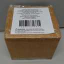 Juvale Natural Selenite Crystal Coasters - Absorbent Surface Barrier & Crystal Drink Coasters - Handcrafted Geode Slices & Gold Decor Accent - Set of 4 for Cups & Bottles - 4-Pack, 3.75-4 in