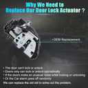 X AUTOHAUX Power Door Lock Actuator Motor Rear Left Driver Side for LEXUS GS350 2016-2019 6906006100 6906033120