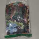 Drgilau Vintage Floral Shower Curtain Set - Red Flower Plants Boho Black Curtain with Hooks for Bathroom Decor - 70X90 Inch