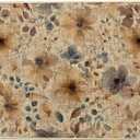 Artoid Mode Floral Flowers Spring Doormat,Home Decor Door Mat Low-Profile Switch Rug Floor Mat for Indoor Outdoor 17x29 Inch