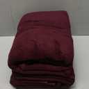 Belizzi Home Premium Cotton Oversized 2 Pack Bath Sheet 35x70-100% Pure Cotton - Ideal for Everyday use - Ultra Soft & Highly Absorbent - Machine Washable - Burgundy