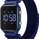 L LAVAREDO Kids Digital Watches for Boys Girls,Sport Watch with Pedometer Stopwatch Vibration Alarm Nylon Band for Ages 5-13,No App Fitness Tracker Watch for Kids Teens Birthday Gifts
