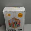 Turbo Bee 200 Sets 24 OZ Clear Plastic Cups with Lids and Straws, Disposable To Go Iced coffee cups with lids for Cold Drinks, Smoothie, and Slushie