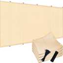 POYEE 90% Sun Shade Cloth, 8x20ft Pergola Shade Cover with Grommets
Outdoor Sun Shade Screen Fabric for Patio, Garden, Backyard, Deck, Porch, Beige