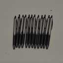 Pilot Precise V5 RT Refillable & Retractable Rollerball Pens, Extra Fine Point Pens 0.5 mm, Black, Pack of 12 - Ideal for School, Journaling & Office Writing