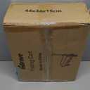 InBrave Extra Long Collapsible Wagon Cart, 480LBS Heavy Duty Utility Wagons with All-Terrain Wheels, Foldable Grocery Carts for Gardening, Shopping, Beach, Camping, Black