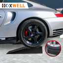 HOXWELL Portable Car Ramps for Oil Changes High Lift, Heavy Duty Low Profile Car Ramps for Jack Support, Vehicle Ramps for Garage, 31.5''x8.1''x4.9'', GVW 10000 LBS, 2PCS