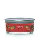 Yankee Candle Macintosh Scented, Signature 12oz Medium Tumbler 5-Wick Candle, Over 16 Hours of Burn Time