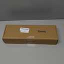 Rossesay 24 Pcs Flameless LED Taper Candles Battery Operated Candles 8.58'', 9.69'', 10.98'', 12.91'', 12.8'' Flameless Candlesticks Flickering for Halloween Christmas Church Wedding(Orange)