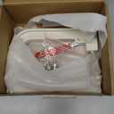 Pearl Setting Machine Hand Press Tools 2 Boxes White No Holes Pearl Beads with Rivet Studs Screw Heads L Hexagon Wrench for Decorating Clothes Hat Trousers Dresses Bag Hair Band DIY Crafts (White)