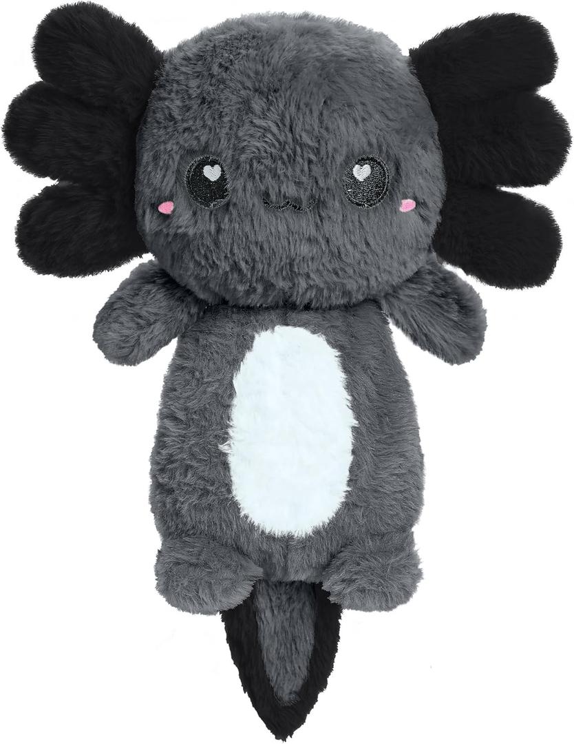 Axolotl Microwavable Unscented Heating Pad for Women and Kids- Cute Soft Cozy Pillow Plush Heatable Warm Stuffed Animals - Kawaii Hot and Cold Plushie Food Toy - Axolotl Gifts for Girls and Boys