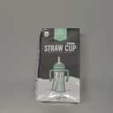 GROSMIMI Spill Proof no Spill Magic Sippy Cup with Straw with Handle for Baby and Toddlers, Customizable, PPSU, BPA Free 10 oz (Aqua green)