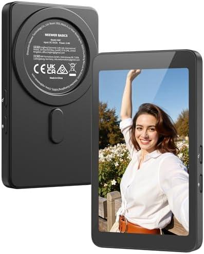 NEEWER 4" Phone Vlog Selfie Monitor Screen, Smartphone Back Camera Monitor with Remote for YouTube TikTok Video Streaming