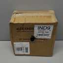 GICOOL 10" x 2.5" Flat-Free Solid Rubber Tire and Wheel 5/8" Axle Bore Hole, 2 1/4" Offset Hub, Replacement 4.10/3.50-4" for Hand Truck Dolly Trolley Garden Wagon Cart Generator, 2 Pack