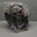 Halloween Animatronics Decoration Scary Skeleton Ghost Light-Up Eyes Sound & Activated Sensor Outdoor and Indoor Animated Decor Props for Garden Yard Lawn