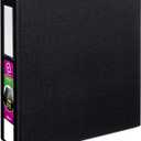 Avery Durable View 3 Ring Binders, 4" One Touch EZD Rings, 1 Black Binder (08802)