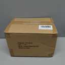 VCUTEKA Small Ceramic Christmas Tree Hand-Painted Vintage Tabletop Christmas Tree Holiday Decoration with Multi-Color Lights Green Xmas Trees Snowmen 8.75inch