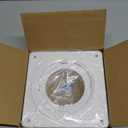 Dryer Vent Wall Plate with Quick Connect & Disconnect, Twist Lock Dryer Vent Connector Kit, 4 Inch Dryer Duct Connector Flange, for Wall Exhaust Vent, Ceiling or Warmhouse Air Circulation (No Hoses)