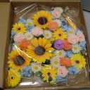 Graduation Wreath for Door Sunflower Graduation Decoration 2026 Floral Wreath Hanging Decor for Front Door Porch Window Wall College High School Ceremony Party Supplies