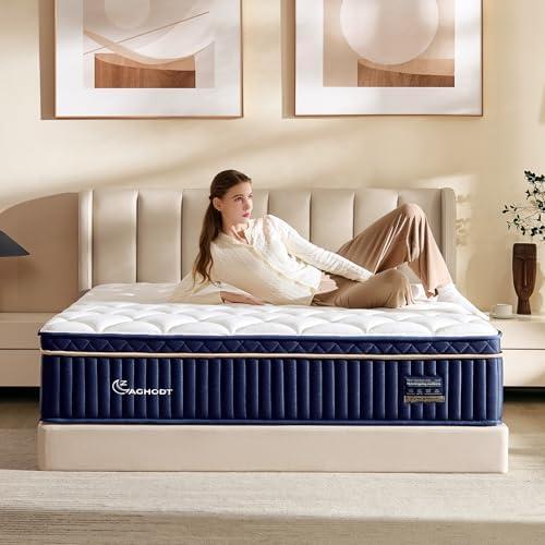 Queen Mattress, Unknown Inch Queen Size Hybrid Mattress in a Box, Medium Firm Memory Foam mattress, with Individual Pocket Springs, Upgrade Zoned Support, Motion Isolation&Pressure Relief, CertiPUR-US Queen Mattress, Unknown Inch Queen Size Hybrid Mattress in a Box, Medium Firm Memory Foam mattress, with Individual Pocket Springs, Upgrade Zoned Support, Motion Isolation&Pressure Relief, CertiPUR-US