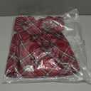 The Children's Place Baby Girls' And Newborn Short Sleeve Dressy Dress and Diaper Cover Set (6-9 Months, Red Ochre Plaid)