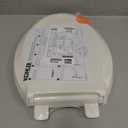 KOHLER 20111-96 Brevia, Slow Close Toilet Seat, Round Toilet Seat, Grip-Tight Bumpers Quick-Attach Hardware, Biscuit