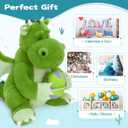 Tezituor 3-in-1 Large Dragon Stuffed Animal, 20 Inch Big Stuffed Dragon Plush with Baby and Egg Toy for Girls Boys, Cuddle Hugging Dino Plush Gift for Birthday Christmas