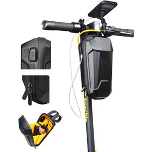 Scooter Storage Bag with USB Charging Port, Electric Scooter Handlebar Bags for Escooter, Electric Bike, Ebike