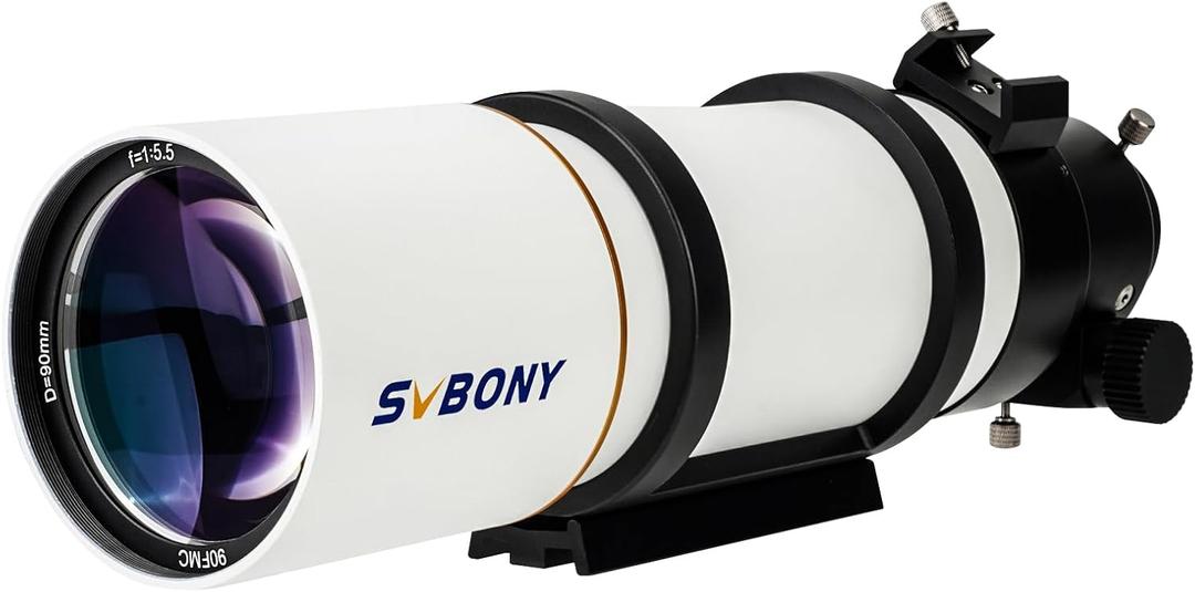 SVBONY SV48P Telescope, 90mm Aperture F5.5 Refractor OTA for Adults Beginners, Telescope for Adults & Beginner Astronomers, Telescopes for Deep Sky Astrophotography and Visual Astronomy