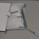 Officemate Hanging File Frame, Letter Size, Adjustable 14 to 18-Inches, 2 Count (Pack of 1),Silver, 91990