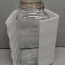 kitchentoolz 2 Gallon Large Glass Mason Jar with Airtight Lid- Extra Wide Mouth - Big Fermentation & Canning Container - Jumbo Storage - Pack of 1