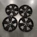 17 Inch Wheel Covers Hubcaps for 2010-2017 Chevrolet Equinox, Fits OEM Alloy Wheel #23406147, Gloss Black Wheel Skins 4-Pack