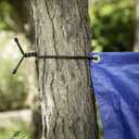 Nite Ize Original Gear Tie, Reusable Rubber Twist Tie, 32-Inch, Black, 6 Count Pro Pack, Made in the USA