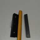 Prime-Line C 1126 Black Diecast Sliding Door Handle with Wood Handle, (Single Pack)