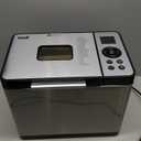 KBS 19-in-1 Programmable Bread Maker,2LB Large Bread Machine Stainless Steel with Sourdough,Gluten-Free,Nonstick Ceramic Pan,650W Bread Maker Machine with 15H Timer&1H Keep Warm,3 Crust Colors,Recipes (Black)