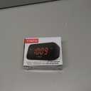 Timex Alarm Clock with Large Display, Digital Alarm Clock for Bedroom Includes 120V Universal Power Adapter (T121B - Black)