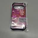 Hocase for Google Pixel 9 Pro XL Case, Shockproof Heavy Duty Protection Hard Plastic+Silicone Rubber Bumper Hybrid Protective Case for Google Pixel 9 Pro XL 6.8" 2024 - Royal Purple Flowers