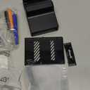 eXtremeRate AiryDocky DIY Kit Black Replacement Case for Nintendo Switch Dock, Redesigned Portable Mini Dock Shell Cover for Nintendo Switch OLED